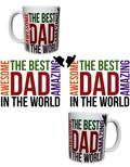 The best dad in the world 11 oz mug