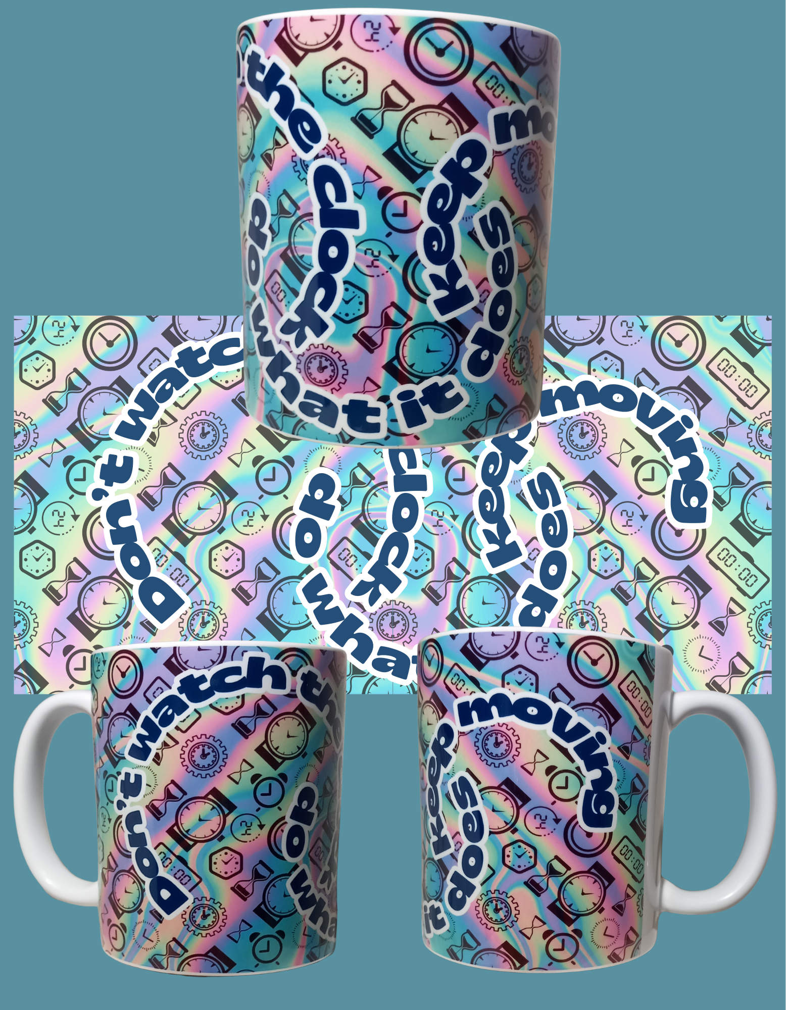 Motivational quote mug 110z