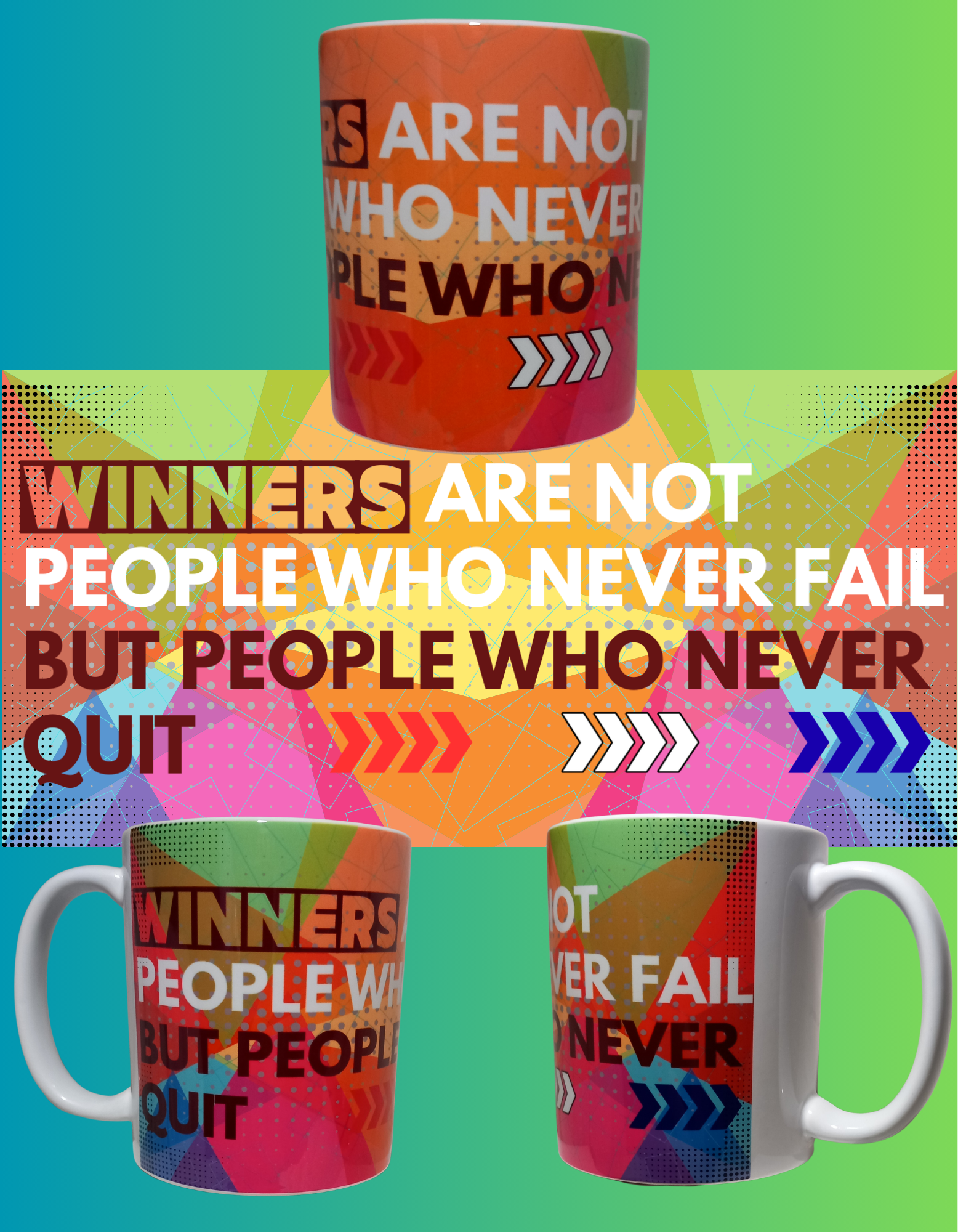 Motivational quote 11oz mug