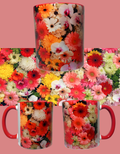110z floral mugs