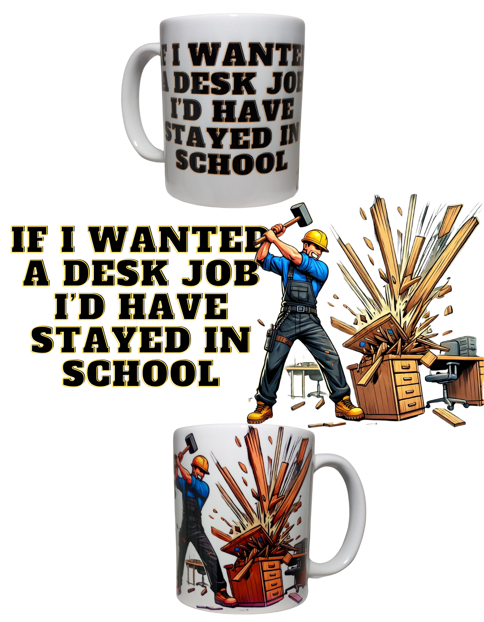 110z Humour quote mug ( construction )