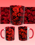 Red roses 110z mugwrap