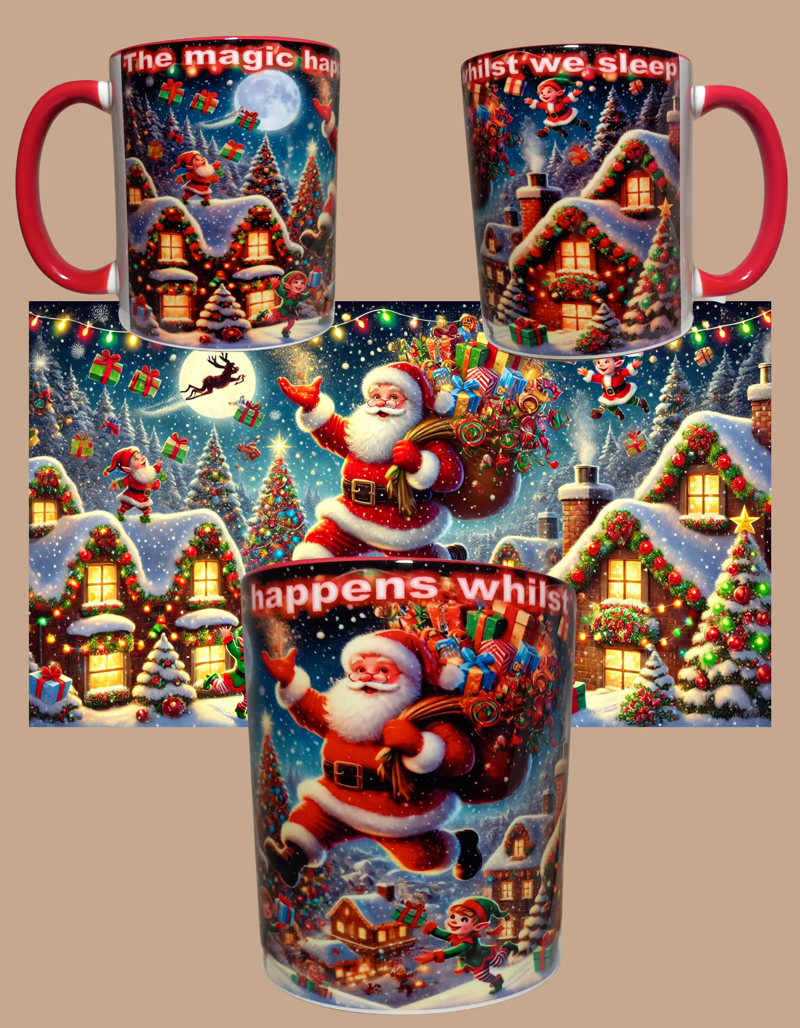 The magic happens whilst we sleep 110z mug