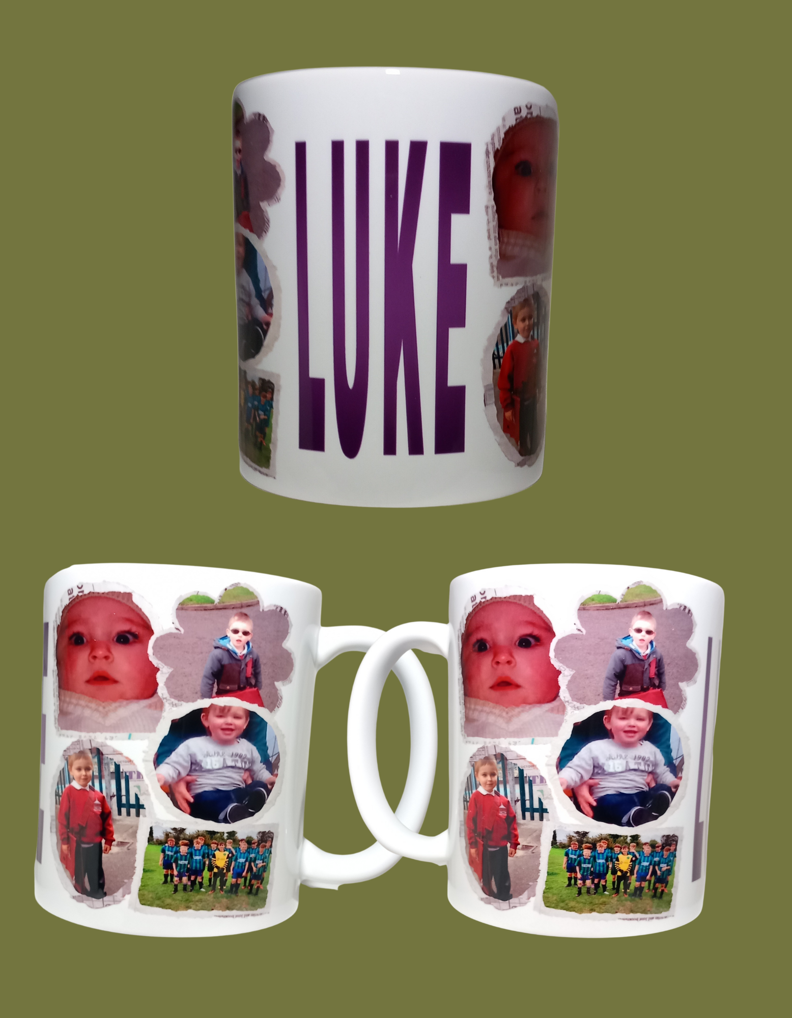 Personalised 110z white mug
