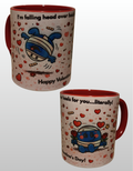 Personalised mugs ( Mr Men ... Mr Bump ) for Valentines