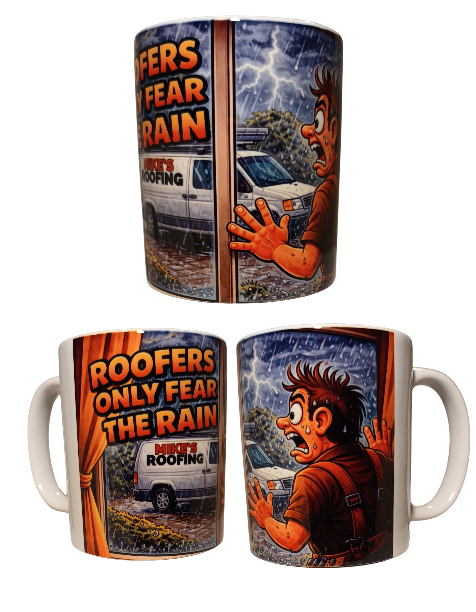 Personalised mugs ( The roofer )