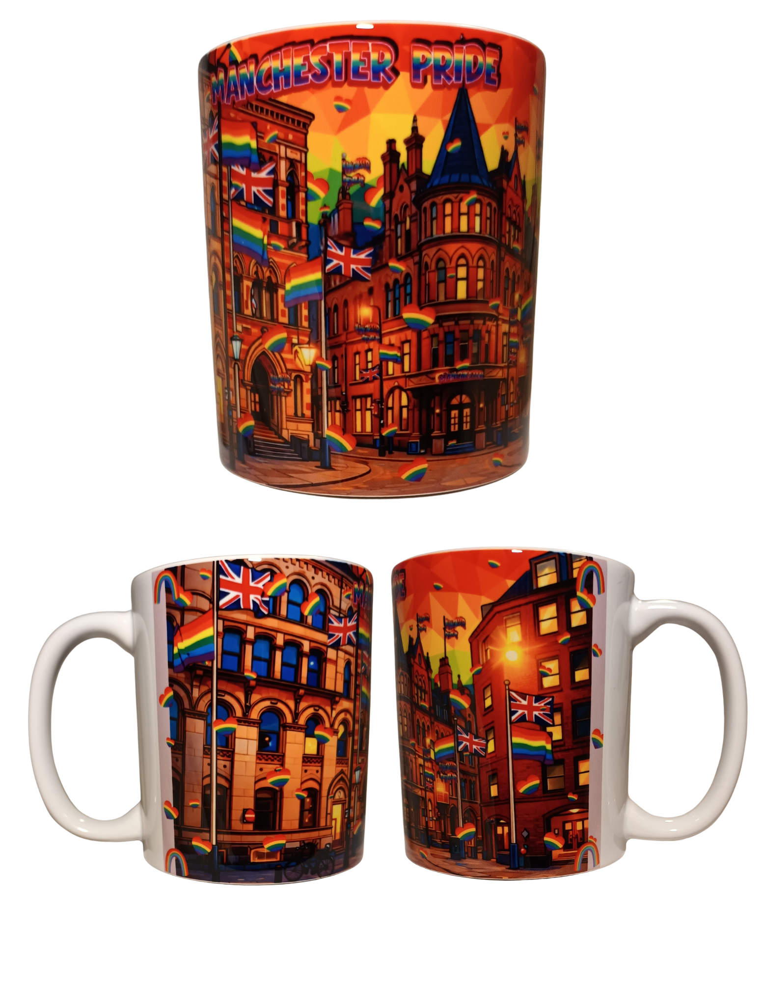 Personalised mugs ( Manchester Pride )