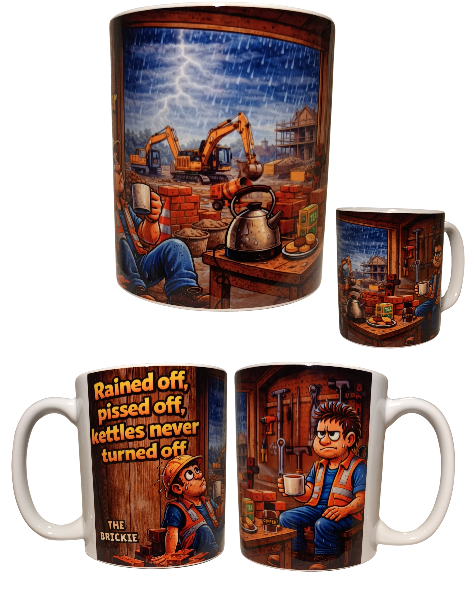 Personalised mugs ( The Brickie )