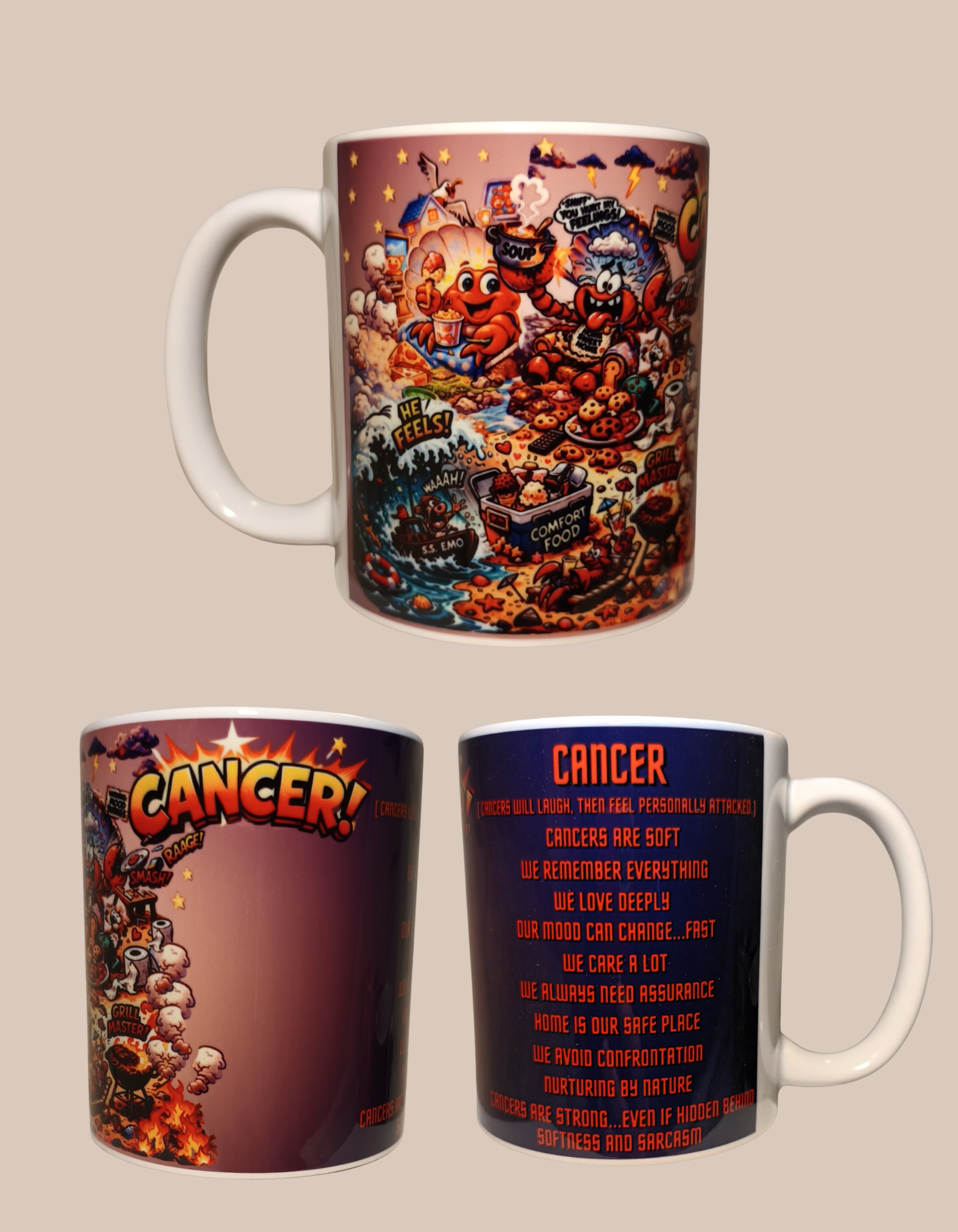 Cancer sign mug