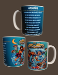 Aquarius sign mug