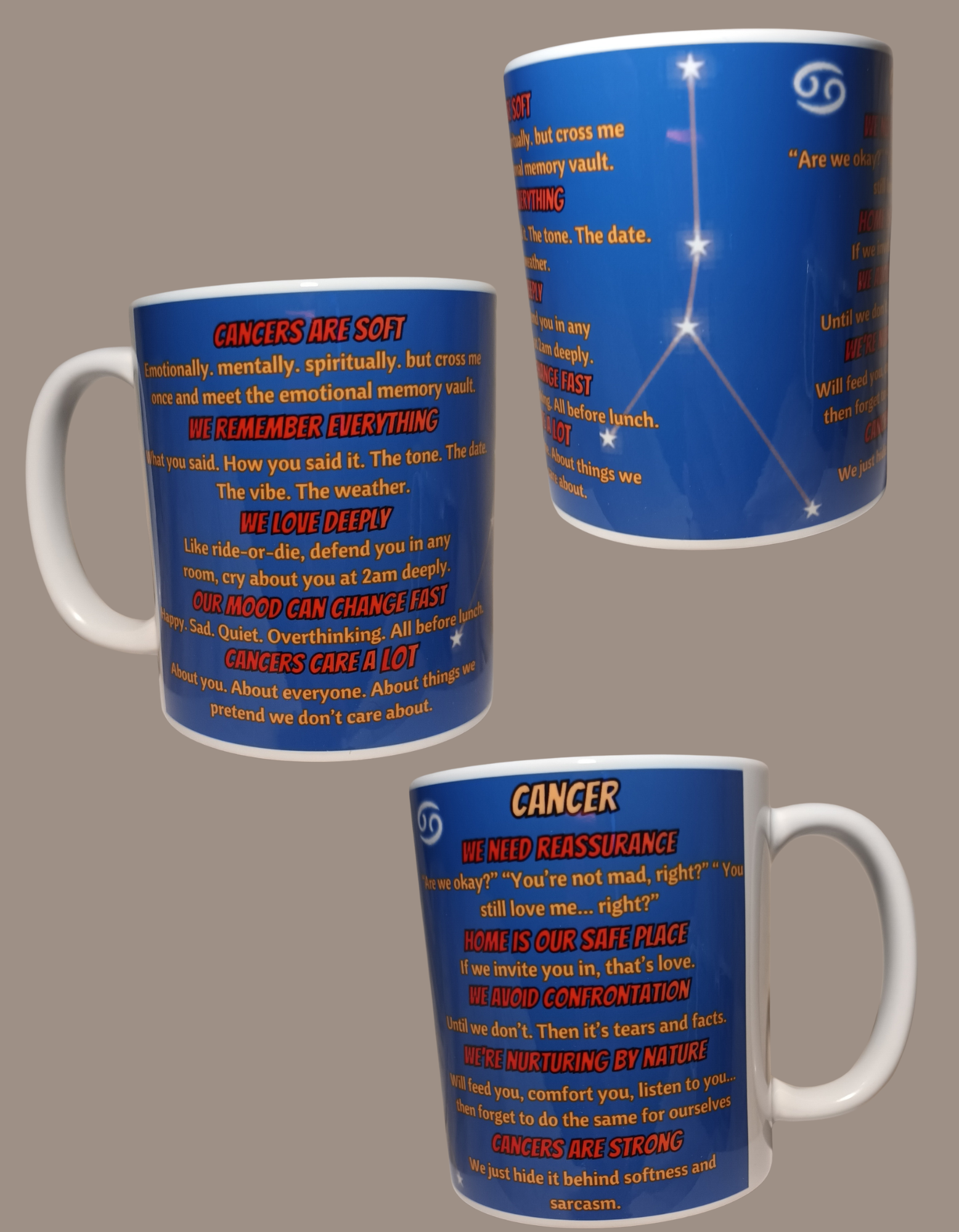 Cancer star sign 11oz mug