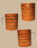 Leo star sign mug
