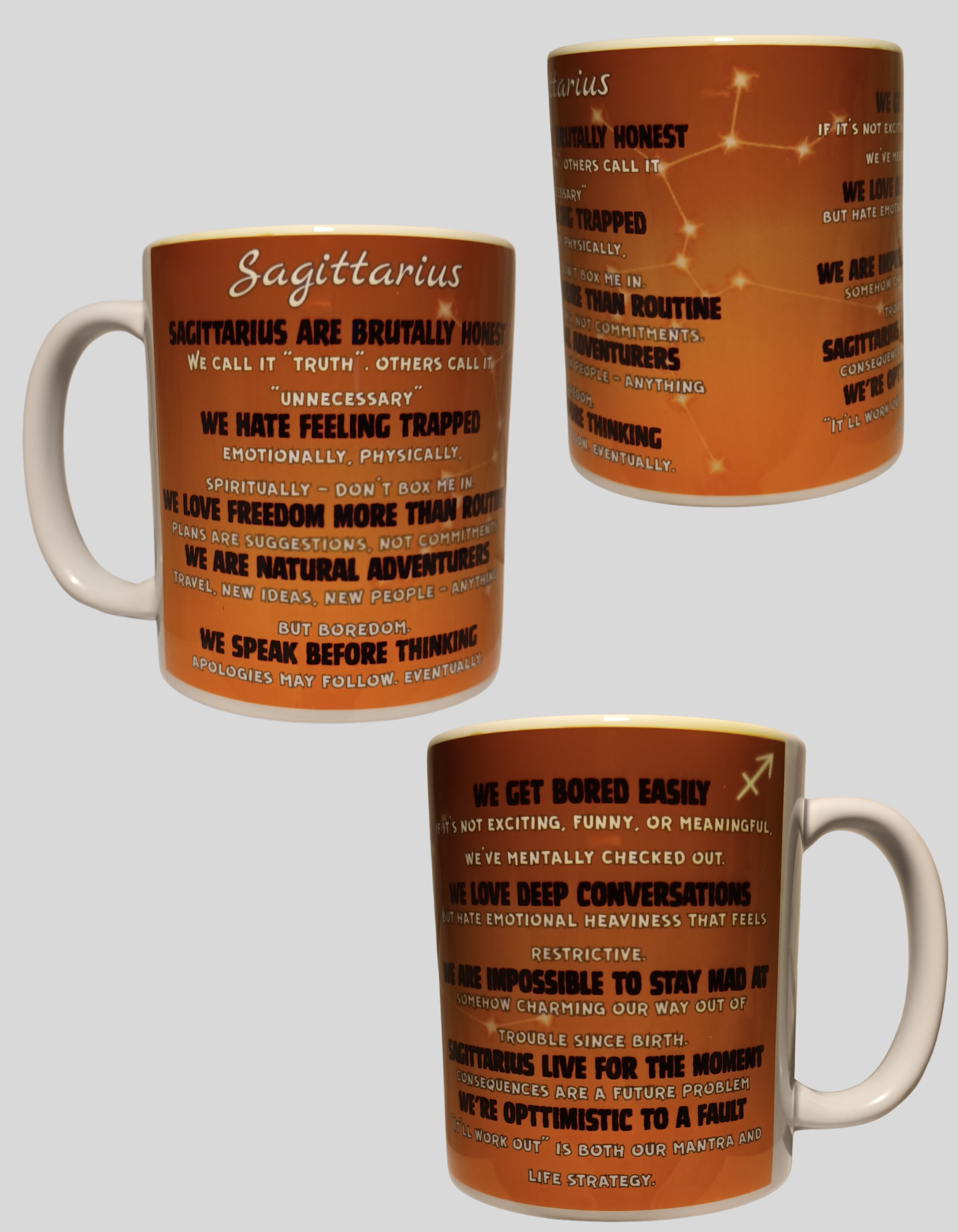Sagittarius star sign 11oz mug
