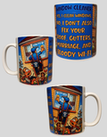 Window cleaner  11oz white mug