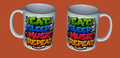 "Eat, sleep, music, repeat" mug