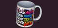 Good music, good moods, good tea, good life mug
