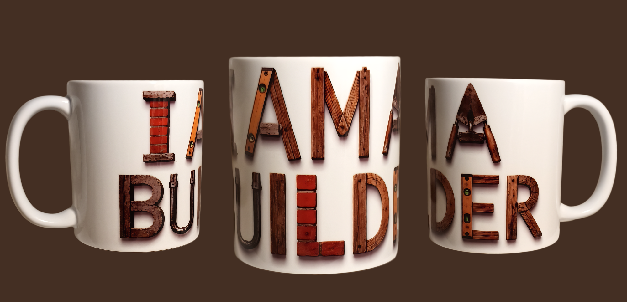 "I am a builder" mug