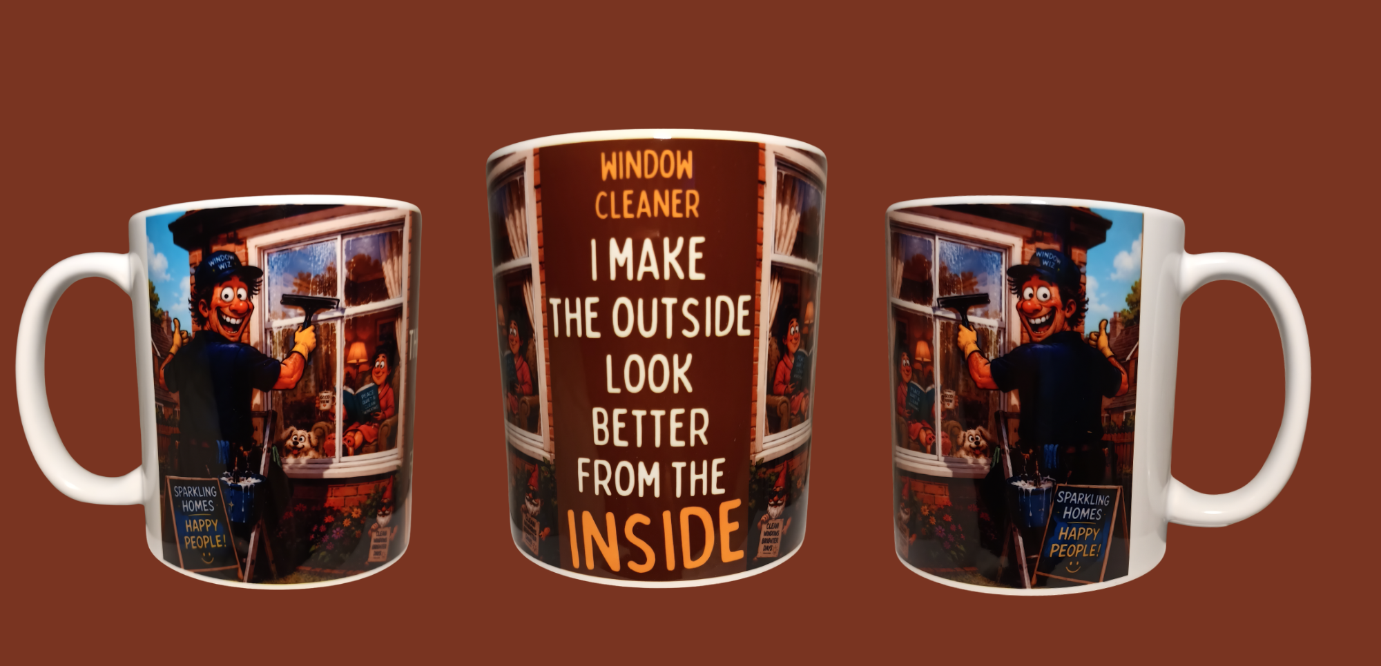 Window cleaner mug
