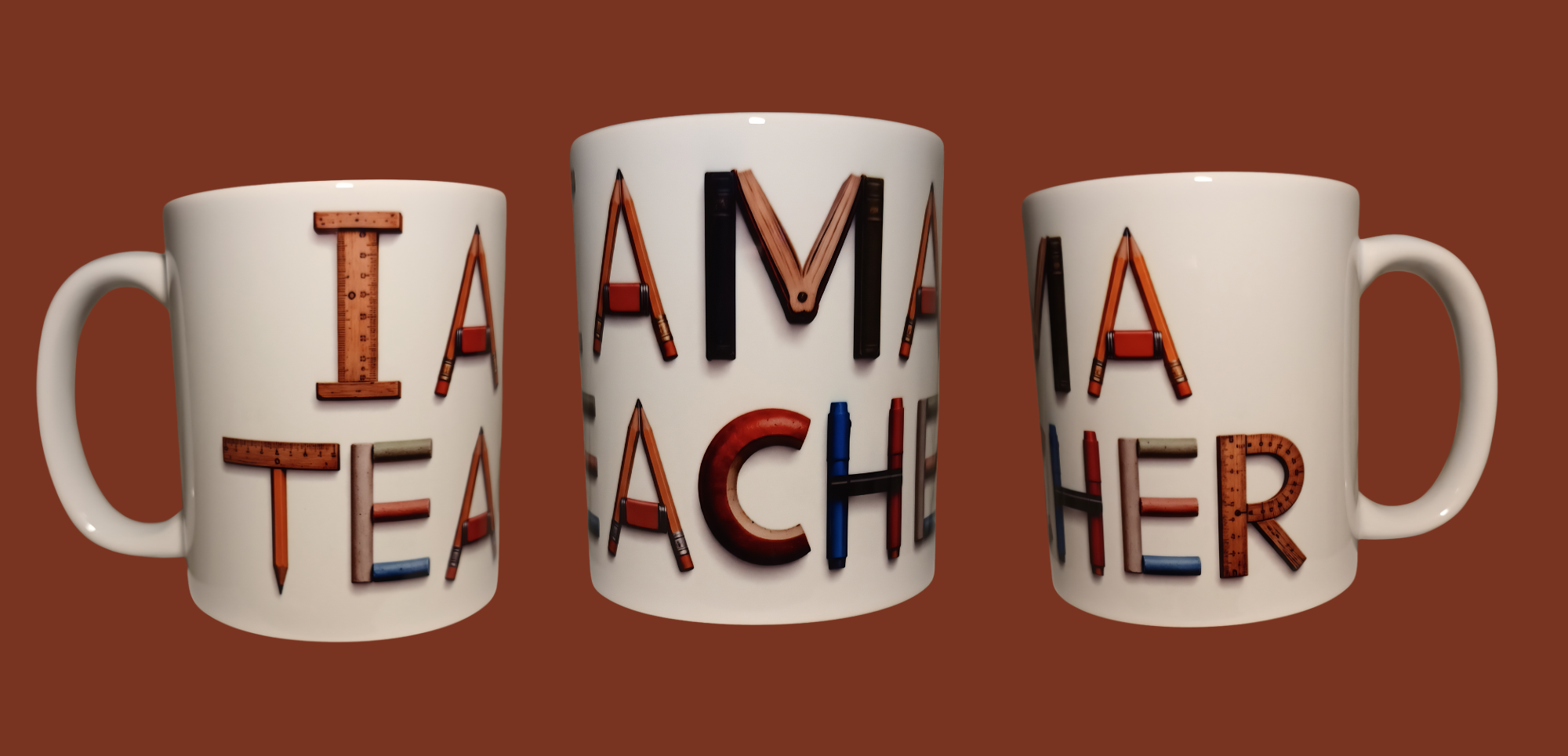 "I am a teacher" mug