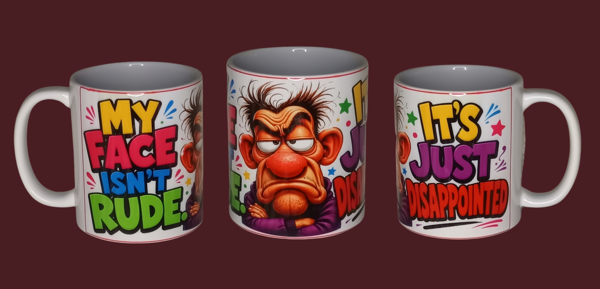 My face isn't rude..... mug
