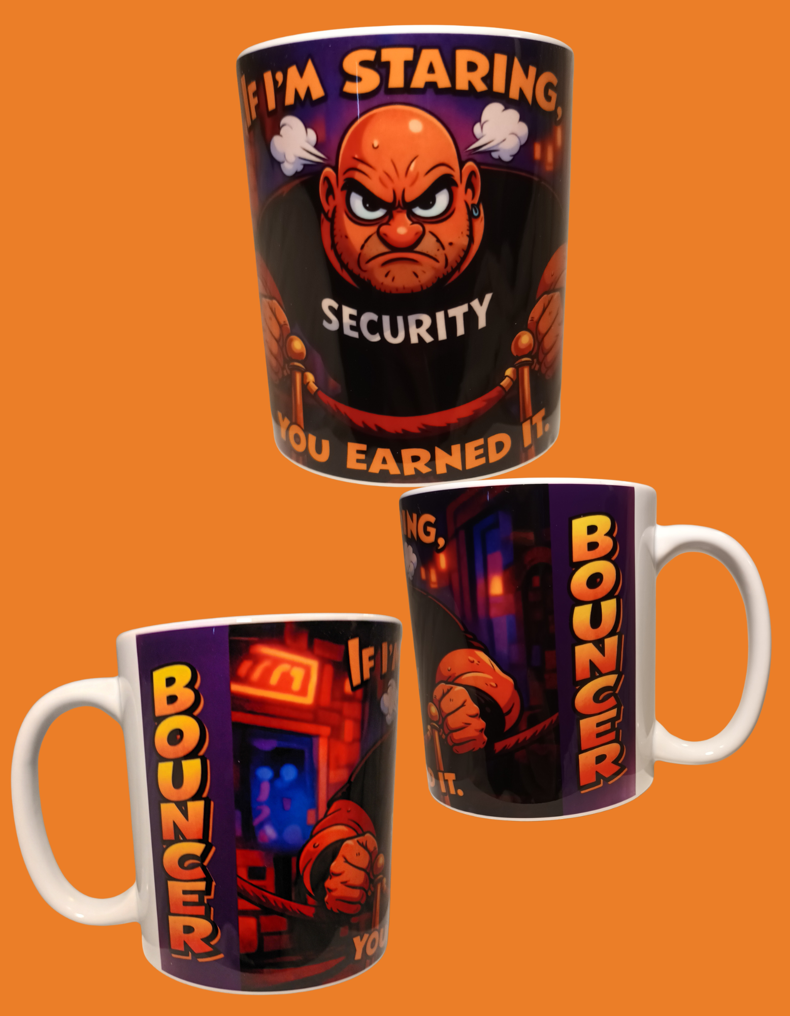 Bouncer mug  personalised mugs